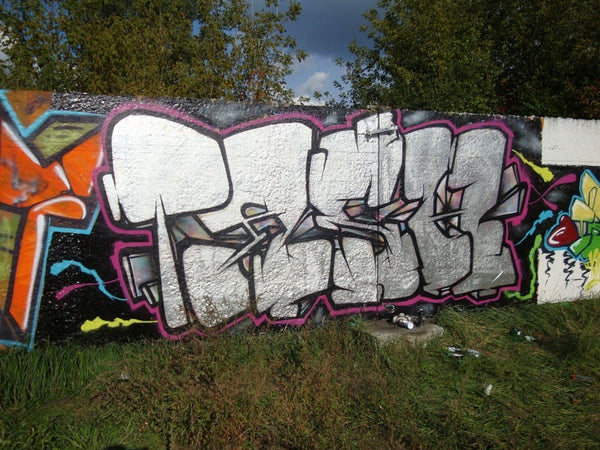 Graffiti chrome burner — TASH, 2010